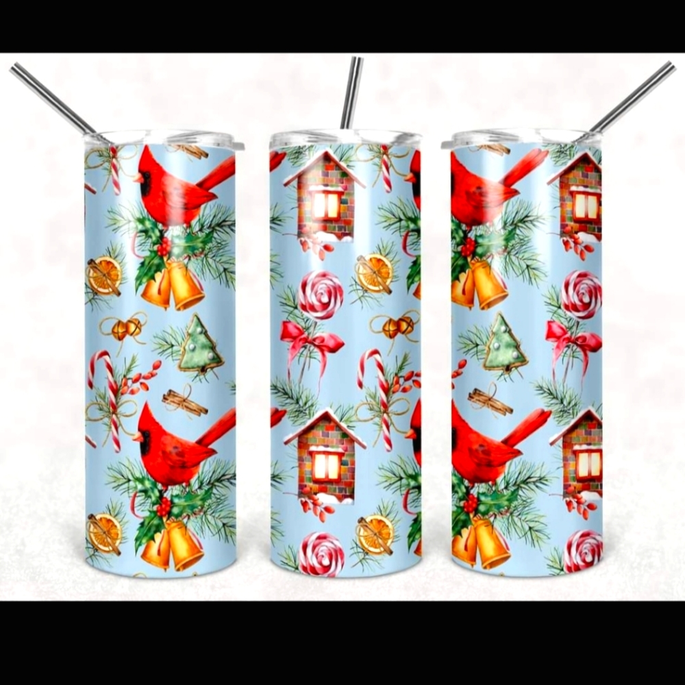 Red Cardinal 20oz Tumbler
